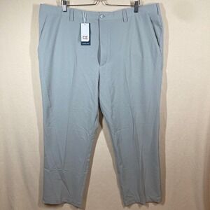 NWT Cutter & Buck DryTec 50+‎ Mens Pant 42x30 Light Grey Classic Athleisure Golf
